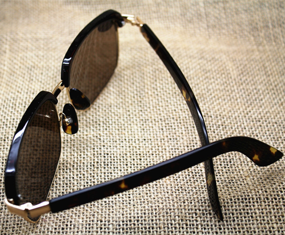 天然5A极品茶水晶眼镜石头镜男女款太阳镜司机镜防辐射正品送手链