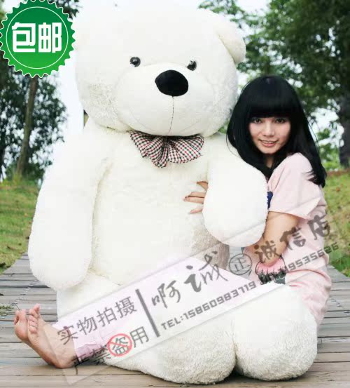 正版泰迪熊毛绒玩具抱熊大号公仔娃娃玩偶熊1.2米1.6米1.8米包邮