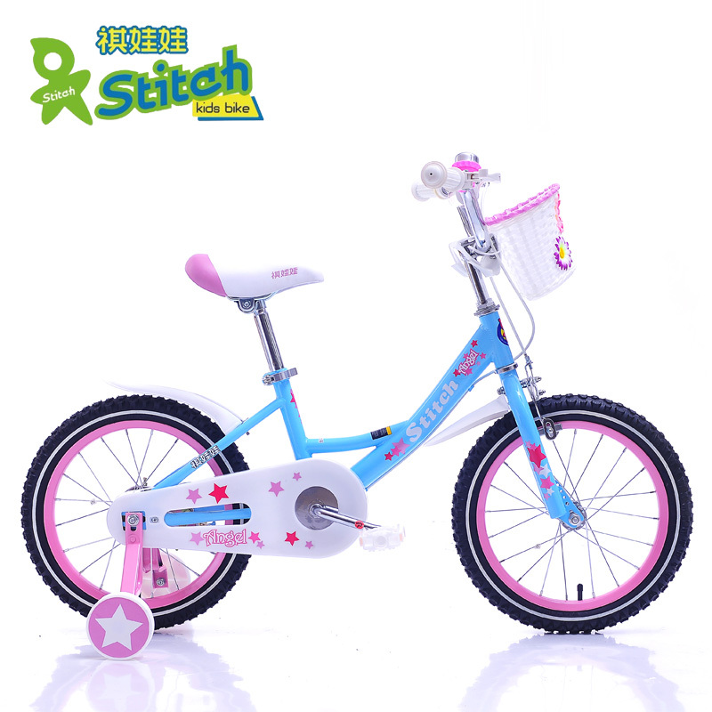 祺娃娃英国女孩时尚儿童自行车12寸14寸16寸18寸女童车小孩单车