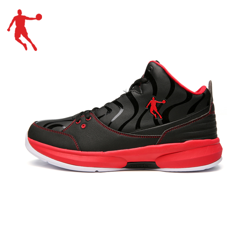 乔丹专柜正品潮款男鞋篮球鞋红黑色好看运动鞋防滑底水泥地新时尚