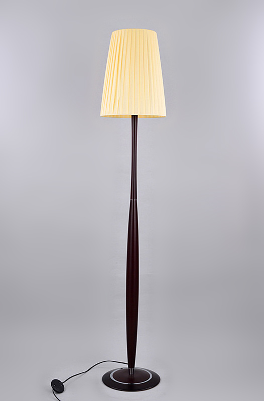 新古典中式落地灯复古木制木艺灯客厅卧室床头创意欧式灯饰灯具