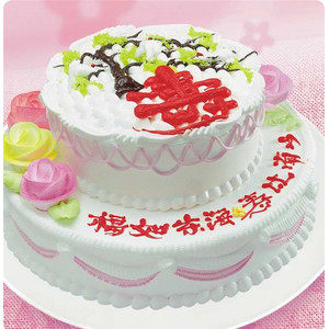 吉林市蛋糕 蛋糕速递 吉林市实体蛋糕店 生日蛋糕 双层蛋糕34
