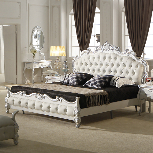 特价欧式床实木床公主床 单双人床1.5米1.8米韩式田园床宜家婚床