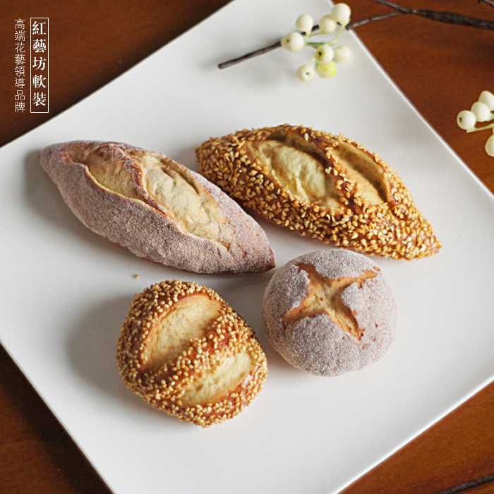 台湾直送综合面包组合仿真蛋糕果蔬摄影道具假食品甜点软装饰品