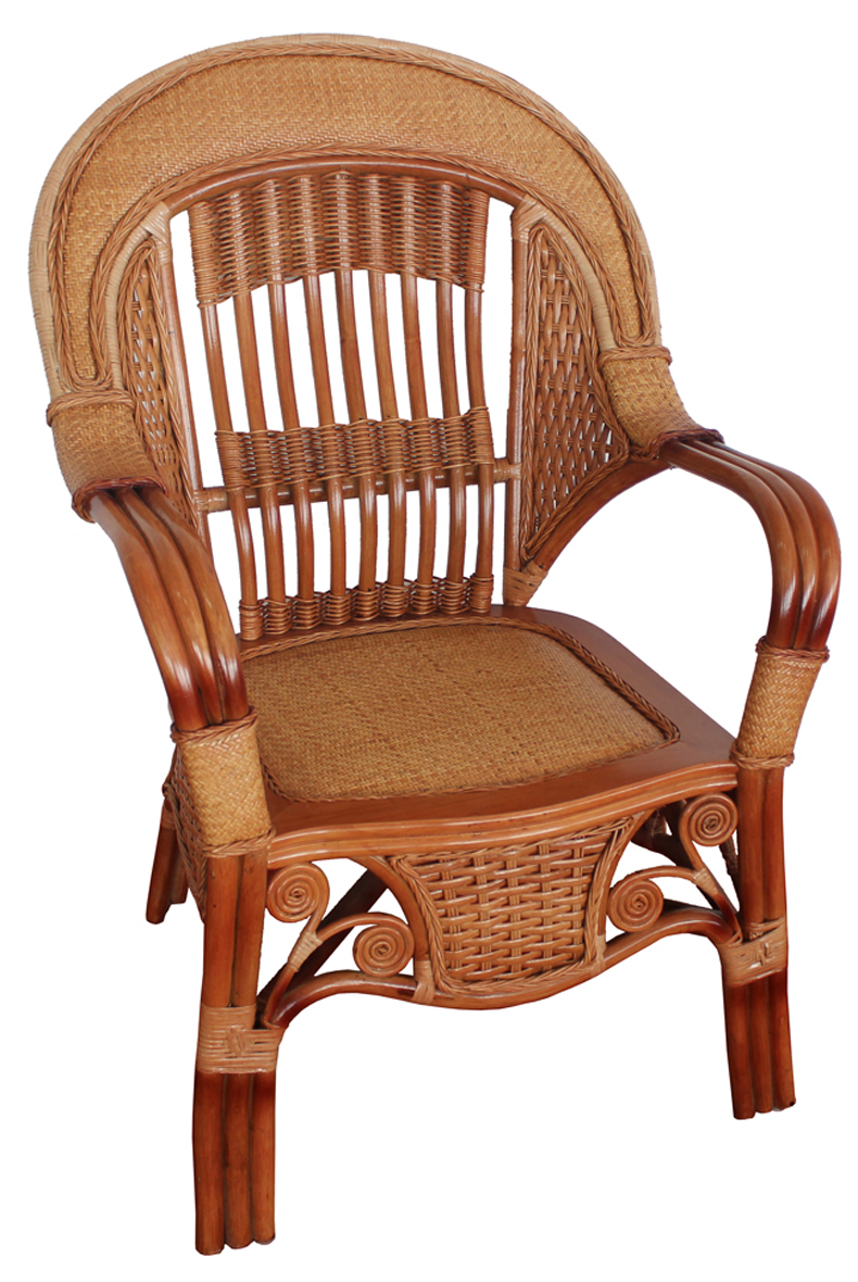 江南艺苑 印尼植物藤椅 豪华老板椅 高背椅 高档藤木沙发椅休闲椅