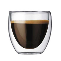 耐热玻璃茶具冷饮咖啡杯双层杯子玻璃杯茶杯果汁杯吹制双层玻璃