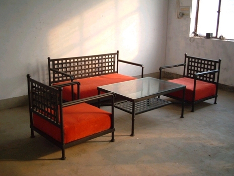 欧式铁艺桌椅套件 客厅沙发茶几 室内桌椅组合 套装桌椅 休闲桌椅
