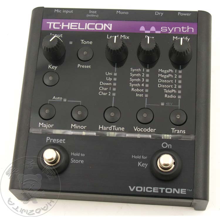 TC-Helicon VoiceTone Synth人声电音 解码器合成效果器 正品包邮