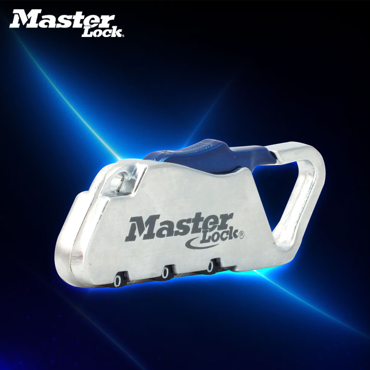 MASTER LOCK/玛斯特锁具 旅行箱包用密码锁 挂锁 安全钩1549MCND