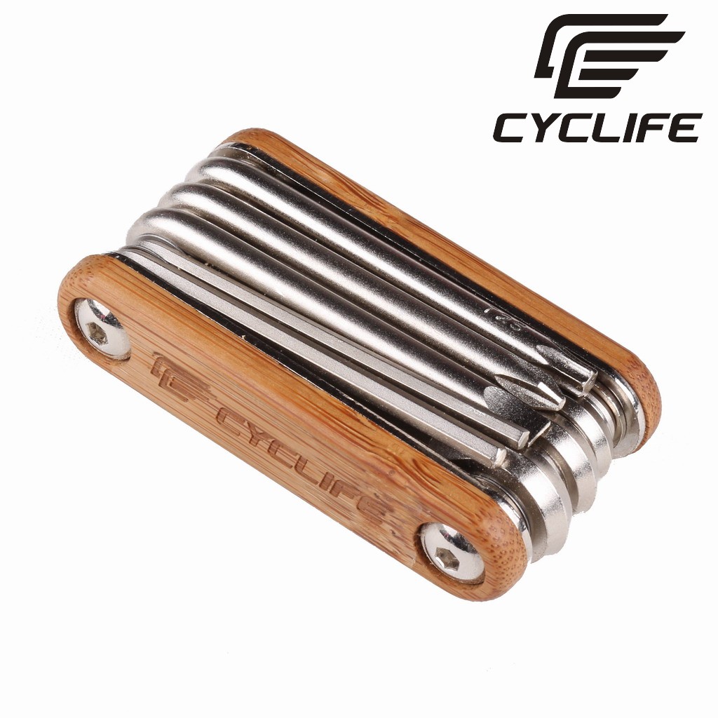 CYCLIFE 台产CL-615 环保版 自行车组合折叠工具 10合1 带T25扳手