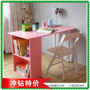 餐桌 宜家简易儿童书桌 书架组合 小电脑桌 儿童写字桌 电脑桌