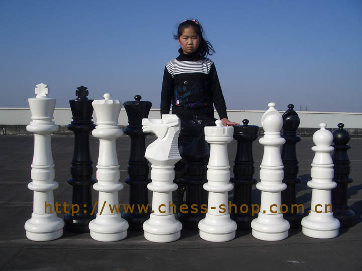 王高90厘米户外巨型国际象棋(单独棋子，不含棋盘)