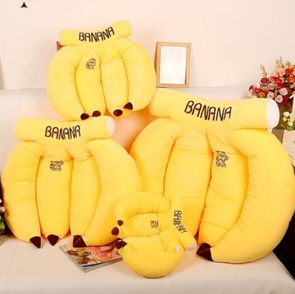 爱情公寓同款可爱大号水果香蕉抱枕毛绒玩具公仔靠垫生日礼物女生