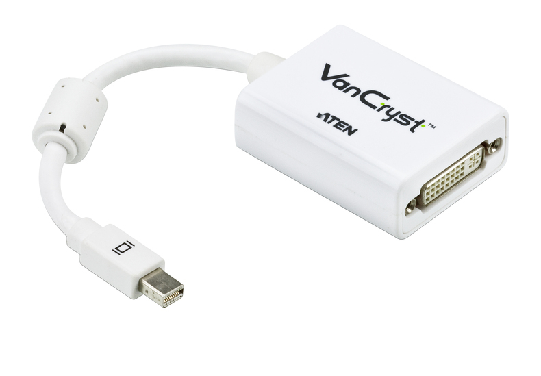 ATEN全系列产品宏正Mini DisplayPort 转DVI转换器 VC960|VC-960