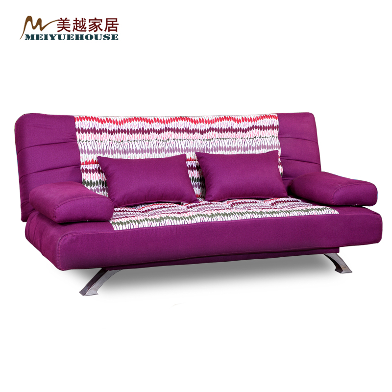 简约双人折叠布艺可拆洗沙发床1.2米多功能沙发1.8米包邮 MY8807