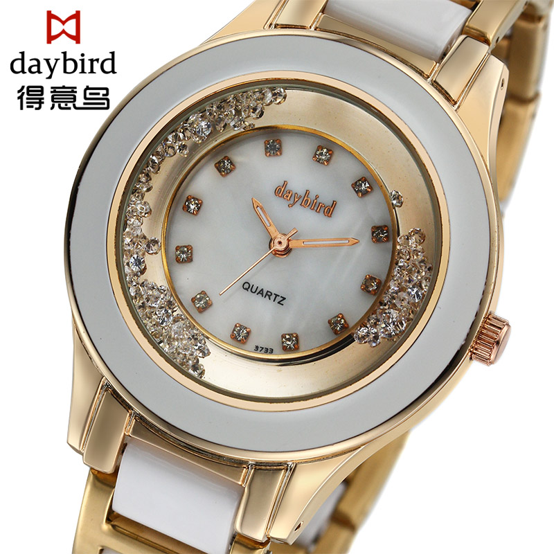 2015潮流韩版新款Daybird/得意鸟 3733手表陶瓷表时尚女士表