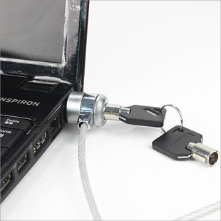 笔记本锁 笔记本电脑锁 安全锁 防盗锁 1.2米 钥匙锁 笔记本配件