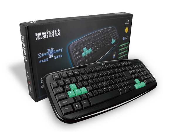 黑貂科技 8808有线游戏键盘 游戏 办公 家用
