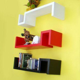 2013特价S型搁板挂架墙架置物架层架书房装饰架创意机顶盒可定做