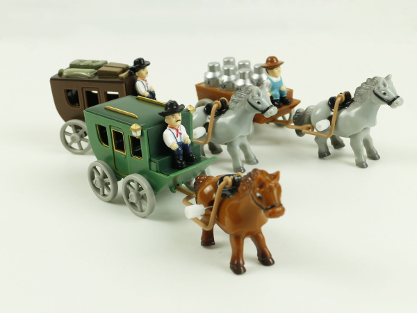 朴坊 发条玩具-欧式马车造型 儿童经典益智 多款可选 杂货zakka