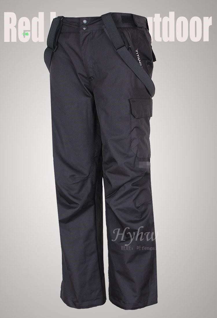户外运动正品冲锋裤男抓绒两件套背带可拆卸保暖防风水登山滑雪裤