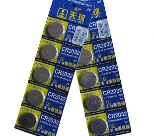 【单颗】天球纽扣电池主板电子称CR2032【单买电池满15元发货】