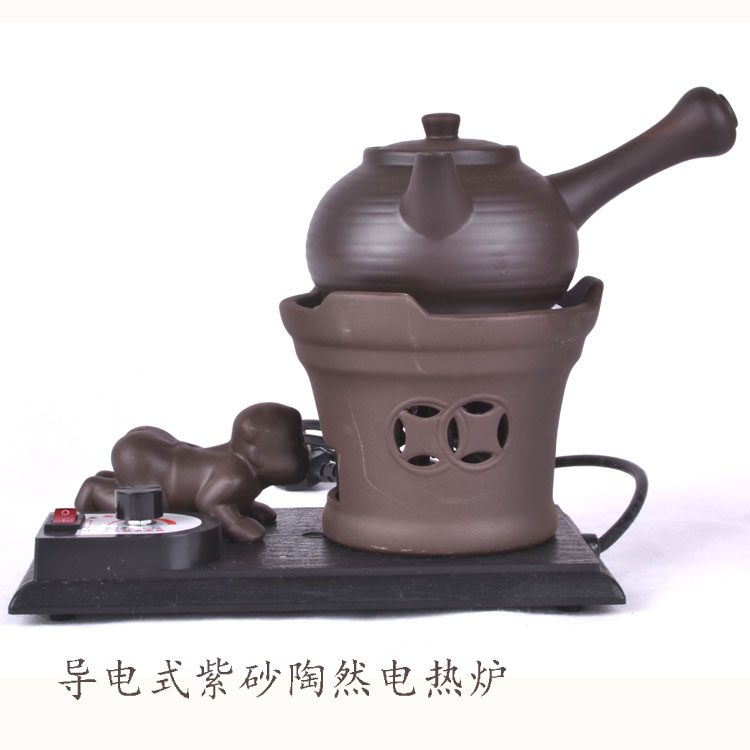 紫砂功夫茶炉电热壶 陶瓷电磁炉煮水电热炉 烧水壶工夫茶具