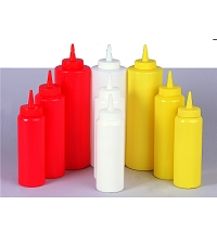 塑料沙拉番茄酱瓶挤瓶裱花瓶挤酱瓶挤压瓶调味瓶24安士