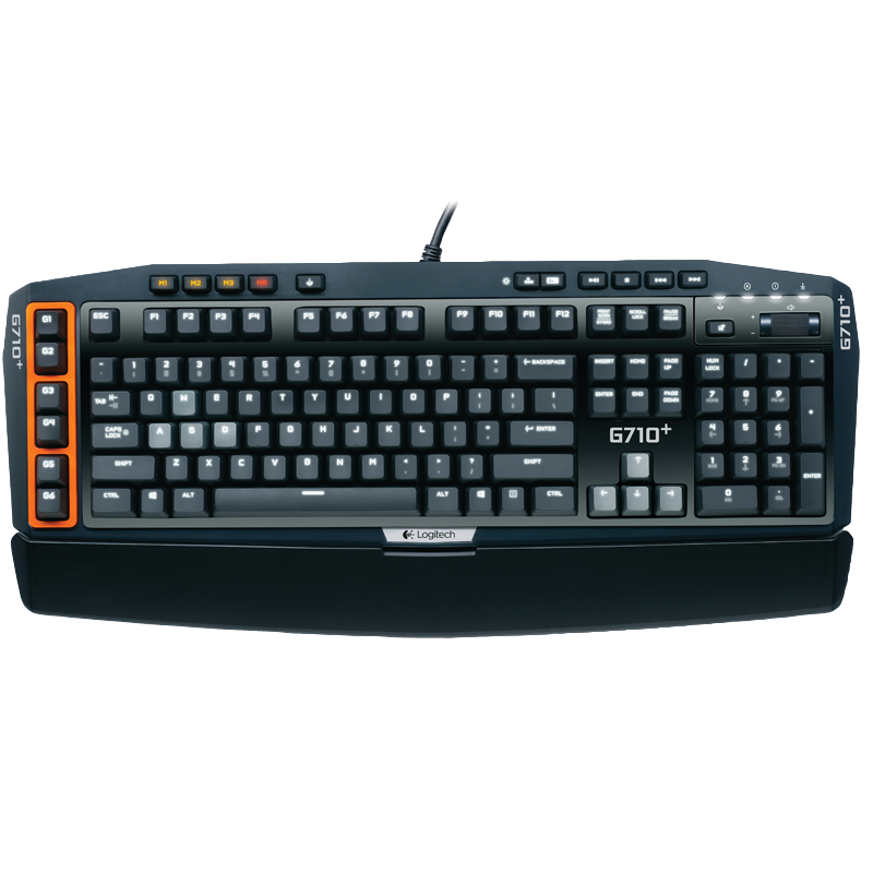 Logitech/罗技G710+机械游戏键盘青轴按键 专业游戏背光机械键盘