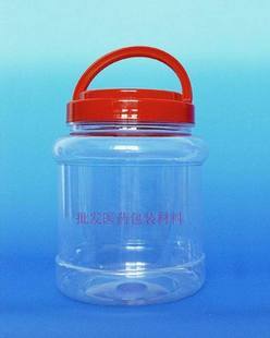 厂家直销  2000 ML 手提 液体 塑料瓶 加厚 型 大口  透明 瓶