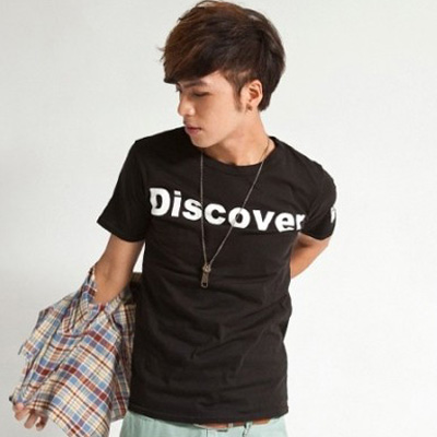 韩版男士短袖T恤 时尚青春潮流青少年棉质修身男T DS国旗款式男装