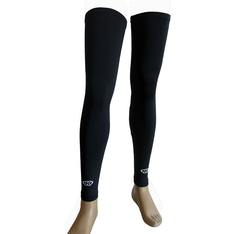 K sport男女中性新款超弹力户外保暖防晒防紫外线自行车骑行腿套