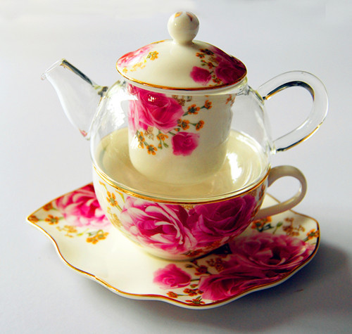 精品耐热茶具套壶系列玻璃茶具陶瓷配件花茶壶明轩耐热玻璃茶壺