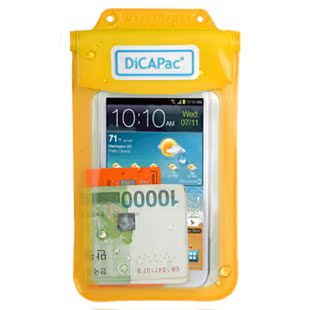 正品 韩国DiCAPac 6寸通用型手机防水袋 大号杂物潜水套 浮潜新款