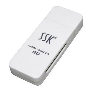 SSK 飚王读卡器 闪灵系列 SD读卡器 SDHC SCRS054 USB2.0 正品