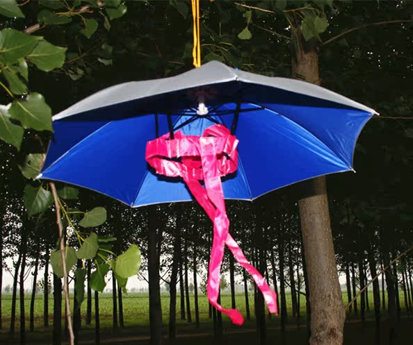 太阳帽伞旅游垂钓鱼伞 防紫外线伞帽 遮阳帽子伞 头戴雨伞 渔具