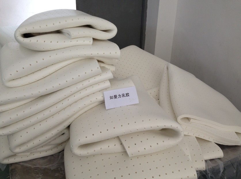 厂家如曼力泰国进口天然乳胶床垫席梦思2cm 防螨180×200特价