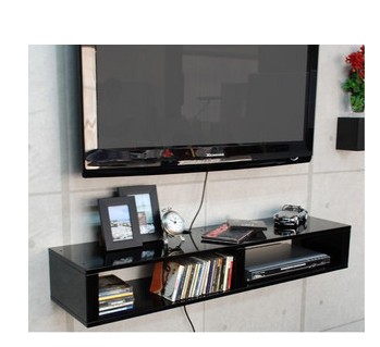 特价电视机顶盒架子壁架壁挂电视柜简约隔板搁板置物架
