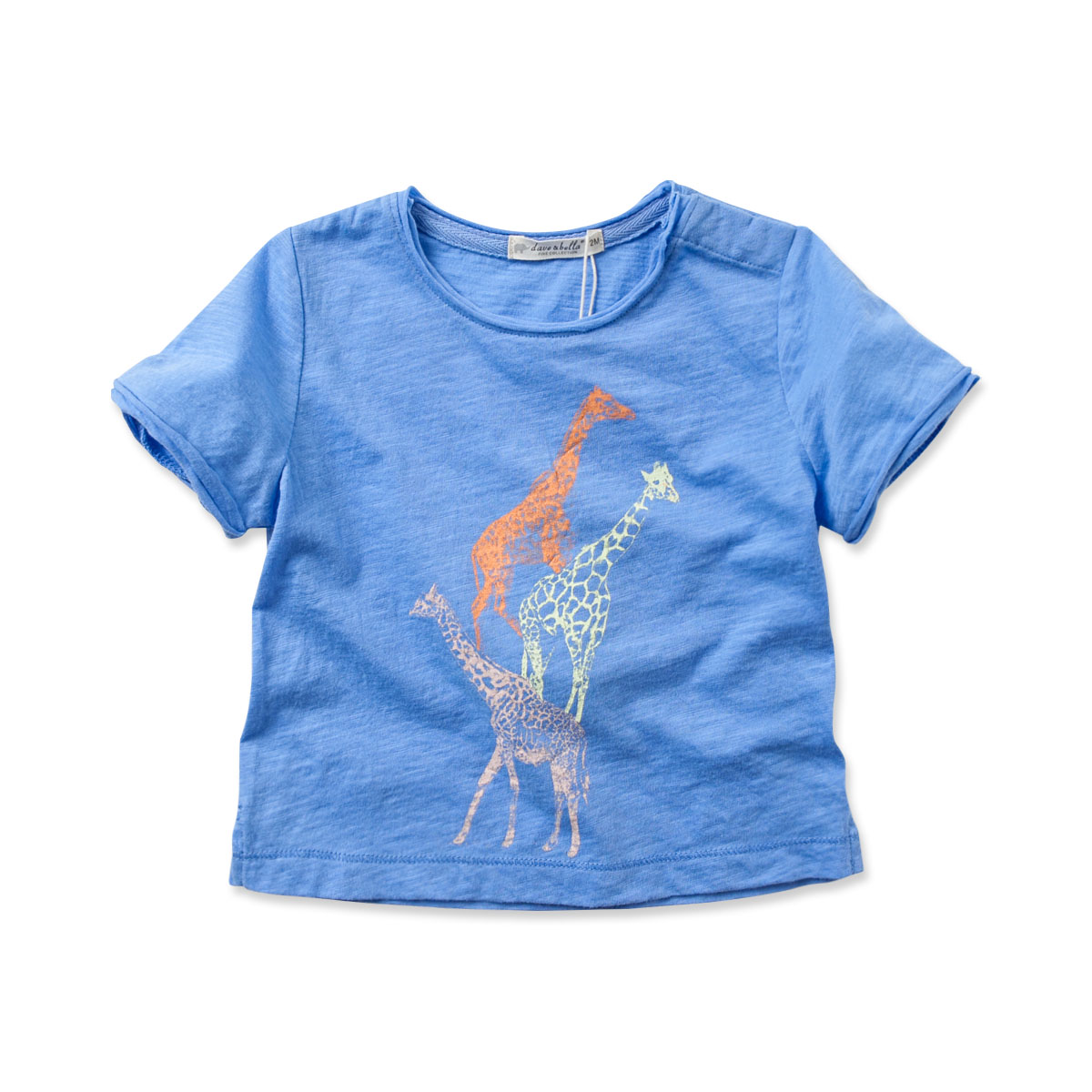 特价夏季男童体恤婴幼儿宝宝纯棉长颈鹿印花短袖T恤衫1-4岁DB929