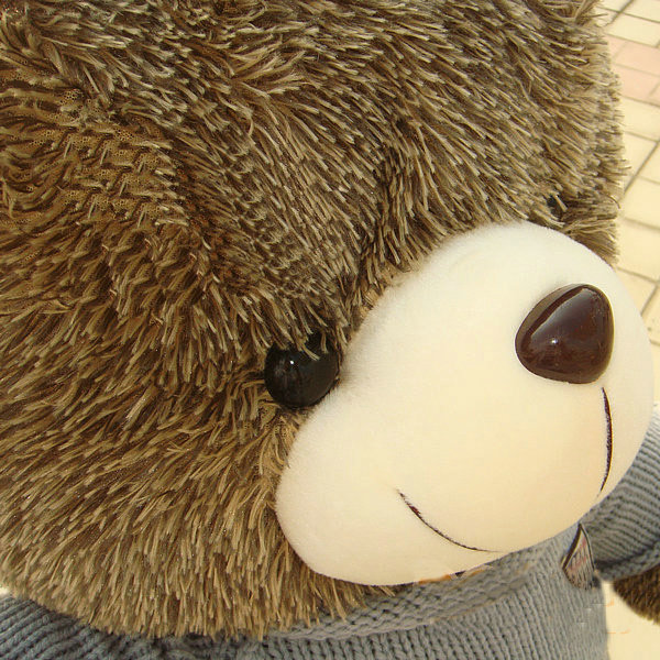 包邮正版泰迪熊公仔 毛衣熊维尼熊 毛绒玩具熊 大号熊娃娃 大抱熊