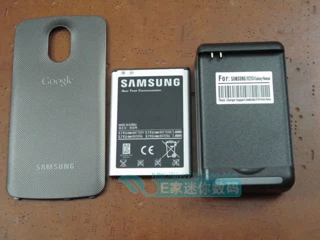 三星 GalaxyNexus i9250 原装电池 加厚电池+原装后盖 2000毫安