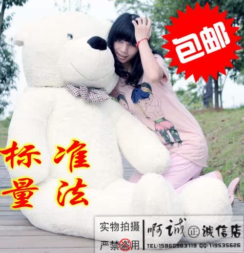 生日礼物大熊毛绒玩具熊抱熊正版泰迪熊1.4米1.8米1.2米1.6米包邮