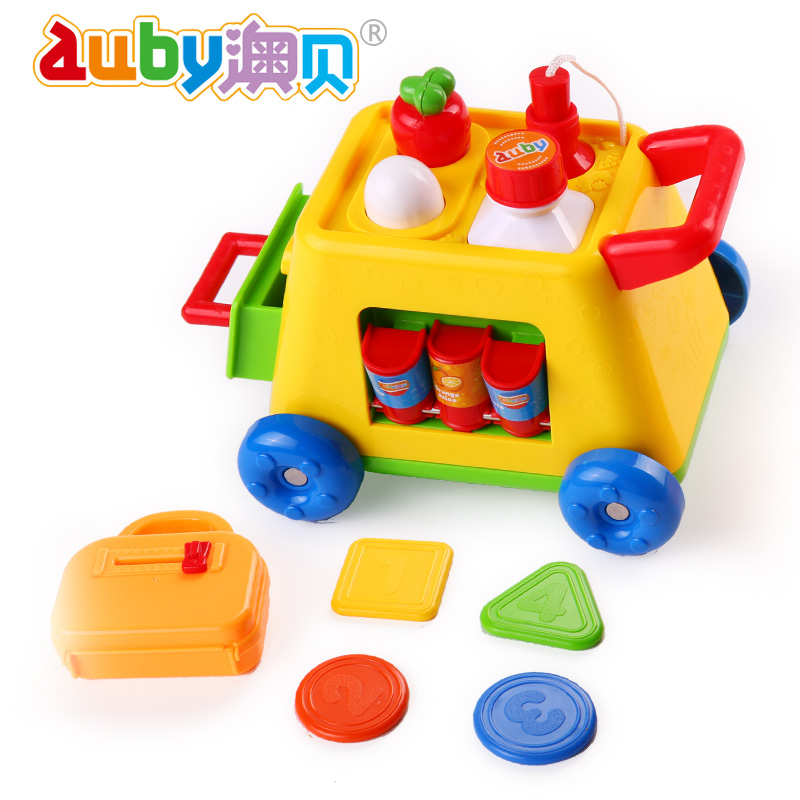 auby澳贝幼儿童早教益智多功能游戏台婴儿玩具宝宝运动手指总动员