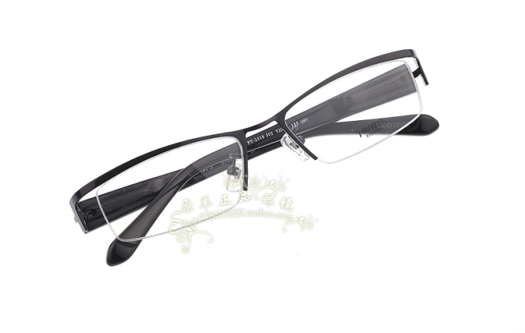 近视眼镜框男款 半框眼镜架 配近视眼镜片 框架眼镜包邮2318