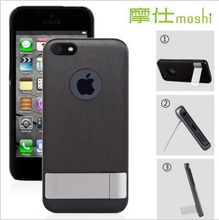 Moshi摩仕 iPhone5皮套 苹果5s 可立式支架手机壳 手机保护 外壳