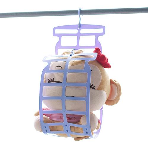 【新春特惠促销】日式创意型可调节晾晒布偶 枕头 塑料晒枕架衣架