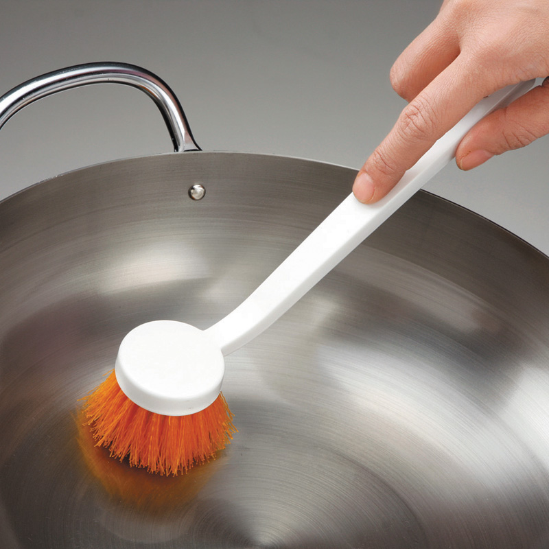 日本进口手柄锅刷 除油刷锅刷子 洗锅刷 锅碗清洁刷槽刷厨房用刷