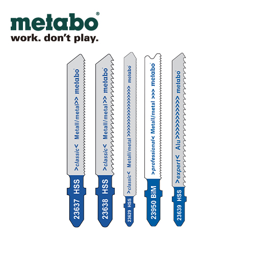 Metabo麦太保 5支装木工金属塑料曲线锯片电动工具附件 原装正品