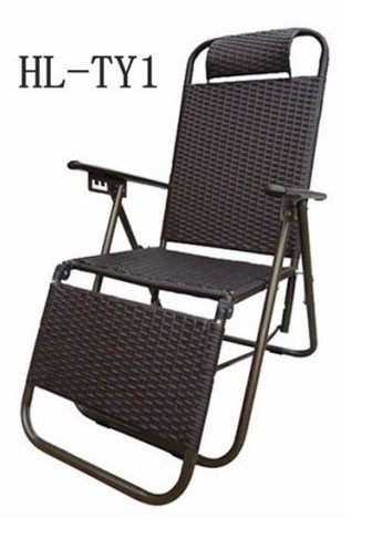 躺椅午休椅折叠椅三折藤椅沙滩椅休闲椅藤椅折叠床海棉床午休床