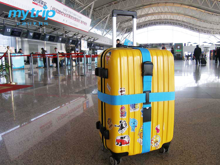 新款 十字行李箱打包带旅行箱出国行李箱拉杆箱绑带 行李打包带